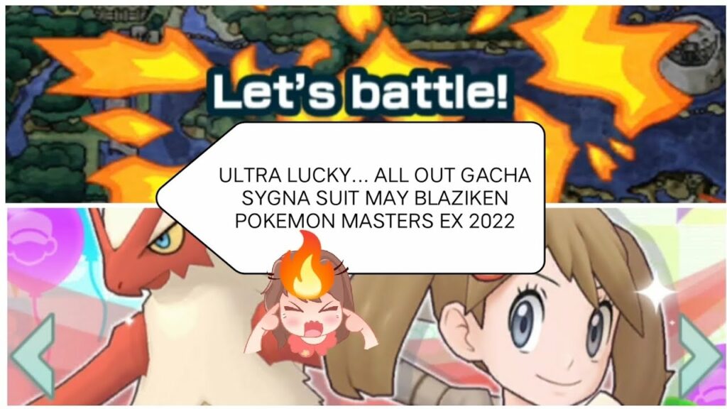 Ultra Lucky.. ALL OUT GACHA Multi Summon SS May Blaziken May Poke Fair Pokemon Masters EX Scout 2022