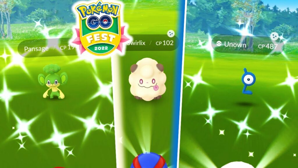 *NEW* EXCLUSIVE SHINY BOOSTED EVENT IN POKEMON GO! Shiny Pansage Spawns, Shiny Unown & More!