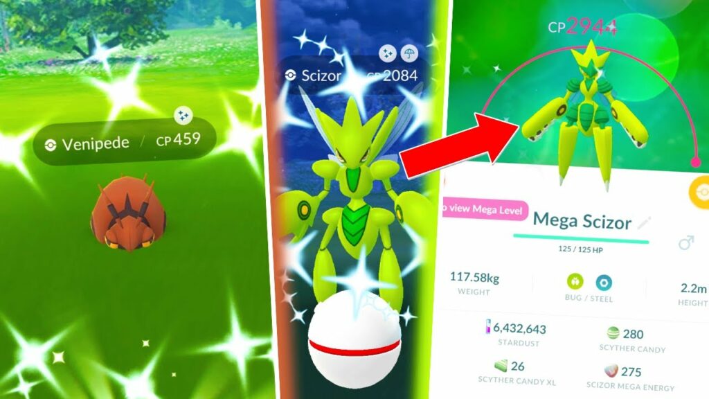 THE NEW BUG OUT EVENT IS AMAZING IN POKEMON GO! Shiny Venipede Catch / Shiny Mega Scizor Evolution!