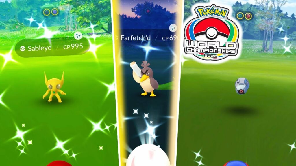 *NEW* POKEMON GO WORLD CHAMPIONSHIPS EVENT! Shiny Sableye, Galarian Farfetch'd & More Featured!