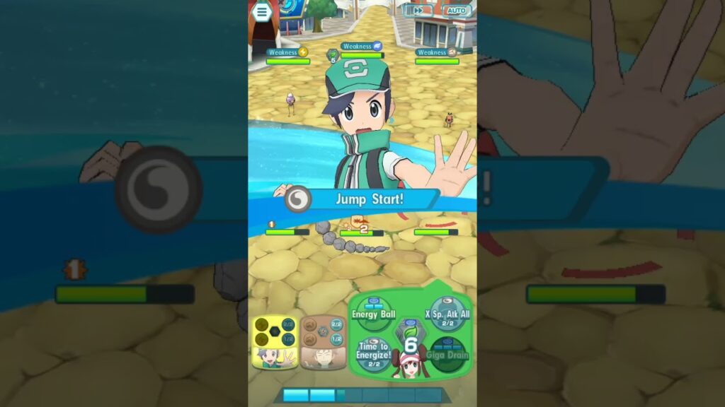 Gameplay of (Pokemon masters ex)