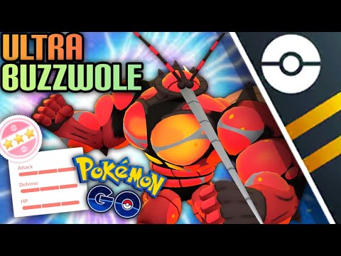BUZZWOLE SMASHING ULTRA GO BATTLE LEAGUE for Pokemon GO || Found a 100% Buzzwole