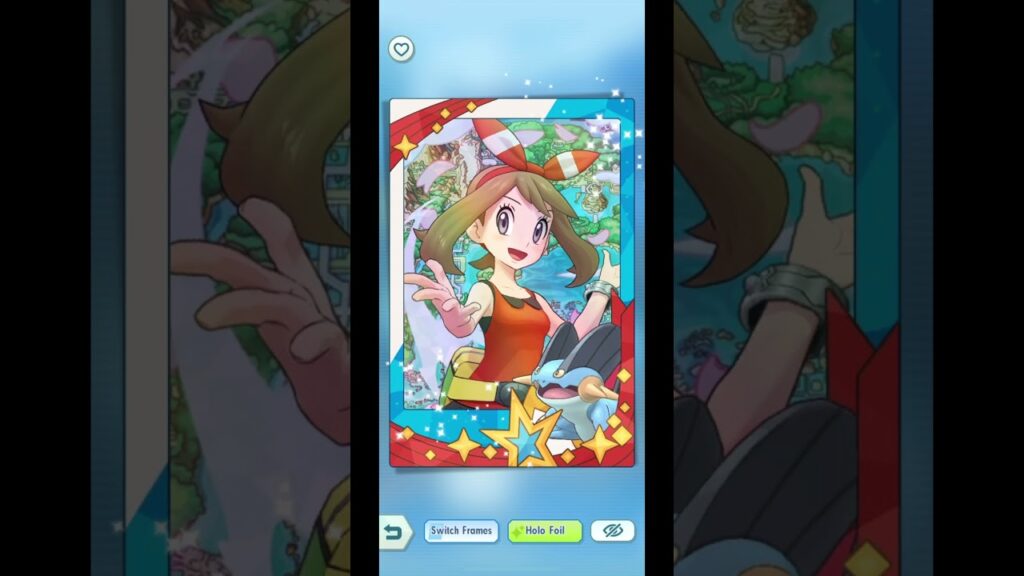 Here I unlocked May’s photo in Trainer Lodge | Pokemon Masters Ex
