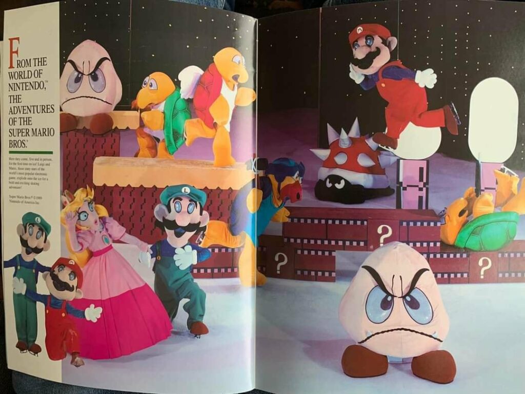 A friend found Super Mario ice-capades in a random vintage magazine