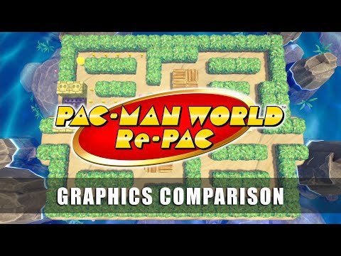PAC-MAN WORLD Re-PAC: Official Graphics Comparison - Areas 1 & 2