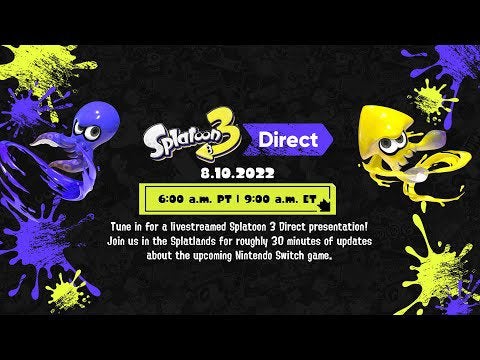 Splatoon 3 Direct 8.10.2022
