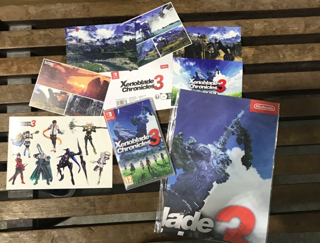 This is the full pre-order bonus you get for XC3 in person! I’m so happy right now :)