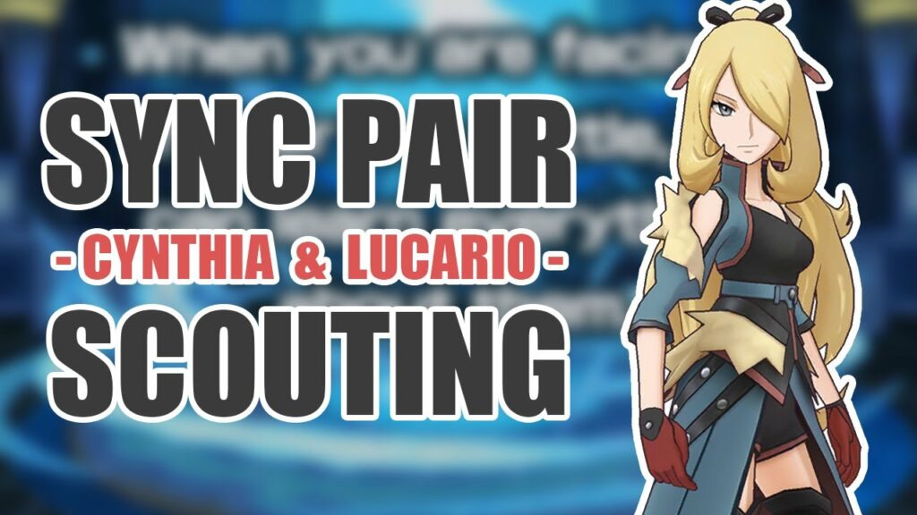 [Pokemon Masters EX] JUSTICE FOR LUCARIO | Sync Pair Scout - Sygna Suit Cynthia (Aura) & Lucario