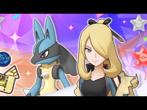 Pokemon Masters EX: Sygna Suit Aura Cynthia Eats All My Gems