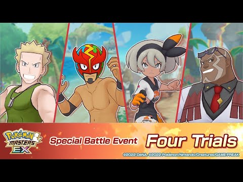 [Pokemon Masters EX] F2P FINISHING ALL MISSIONS | Special Battle Event - Four Trials