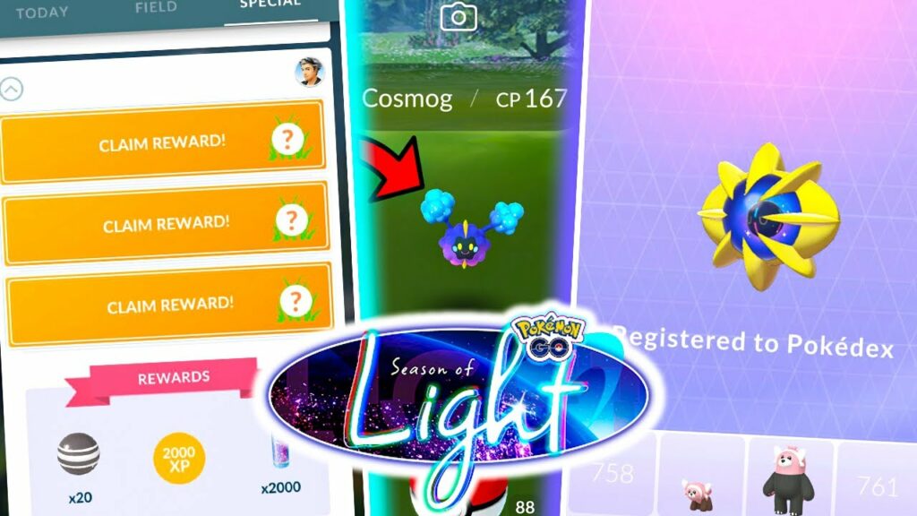 HOW TO CATCH COSMOG IN POKEMON GO! New Season of Light Research / Can it Evolve?