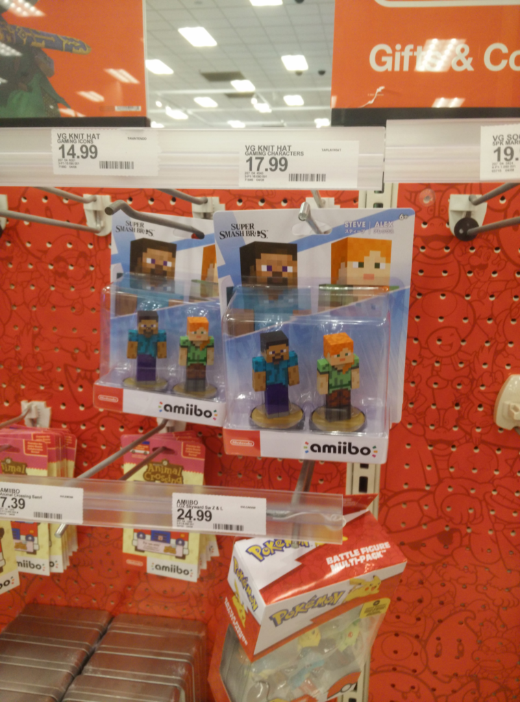 Target had the Alex and Steve amibos out but when I tried to purchase one they said no and it can only bought on Friday. Apparently they weren't even suppose to be out on the racks yet