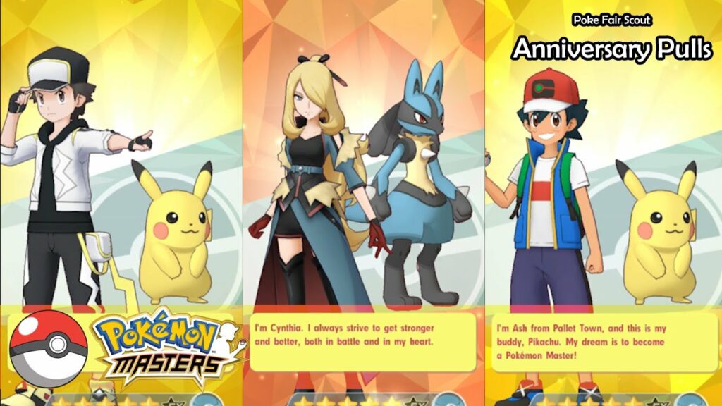 Pokemon Masters EX Anniversary Pulls 2022