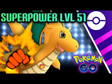*NEW* SUPERPOWER DRAGONITE LVL 51 MASTER GO BATTLE LEAGUE for Pokemon GO