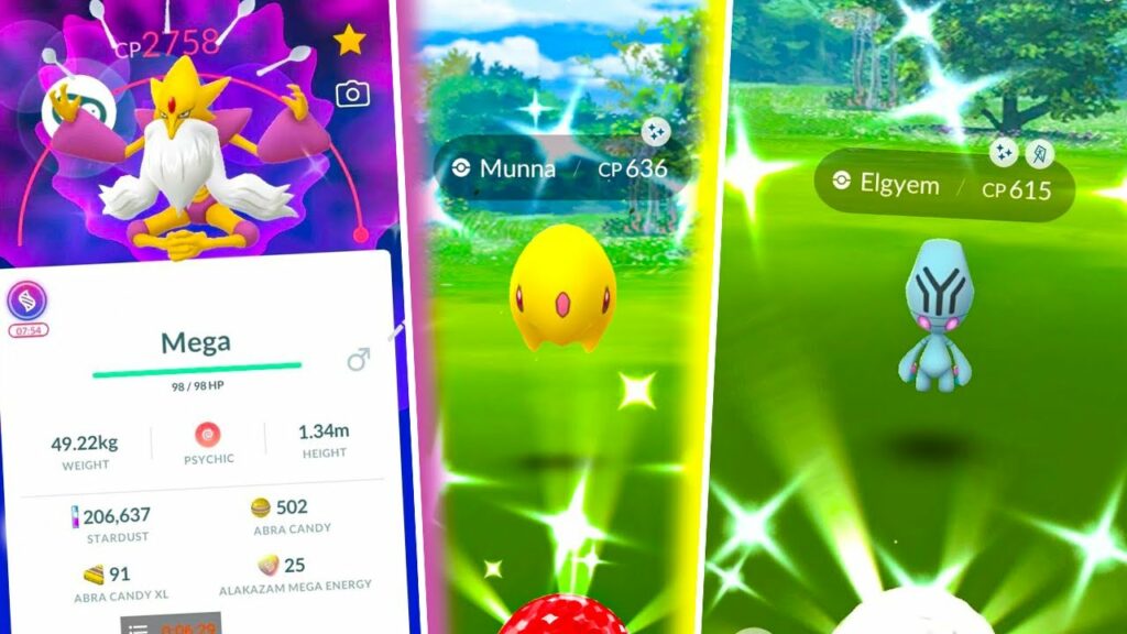 *NEW* PSYCHIC SPECTACULAR EVENT IN POKEMON GO! Shiny Munna Spotlight Hour / Mega Alakazam Raids!