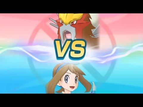 [Pokemon Masters EX] May solos Entei, but I can't be bothered to get a full clear recorded