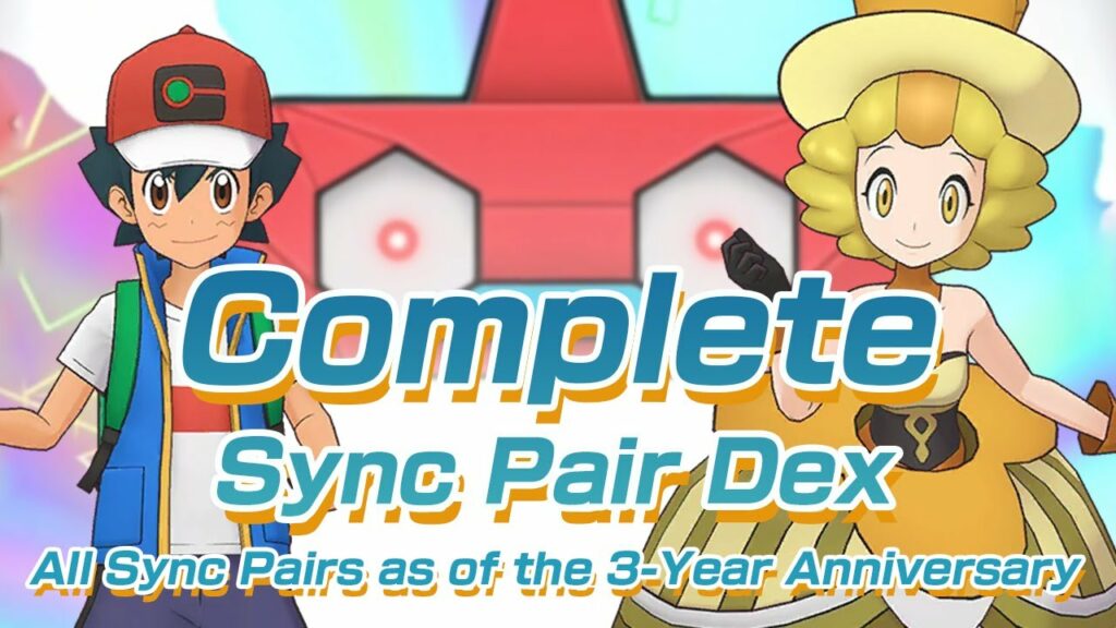 [Pokemon Masters EX] ALL RELEASED SYNC PAIRS (3-Year Anniversary) | Complete Sync Pair Dex
