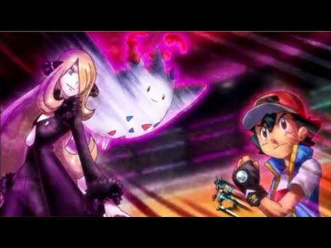 pokemon journeys episode 124 in English subbed | ash vs Cynthia | pokemon journeys episode 124