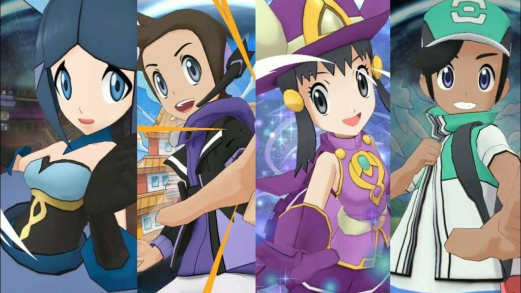 4 support units take on their Pokemon's Legendary Arena [Pokemon Masters EX]