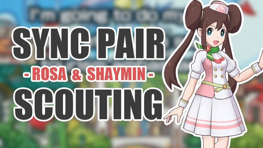 [Pokemon Masters EX] STEWARDESS ROSA | Sync Pair Scout - Rosa (Special Costume) & Shaymin