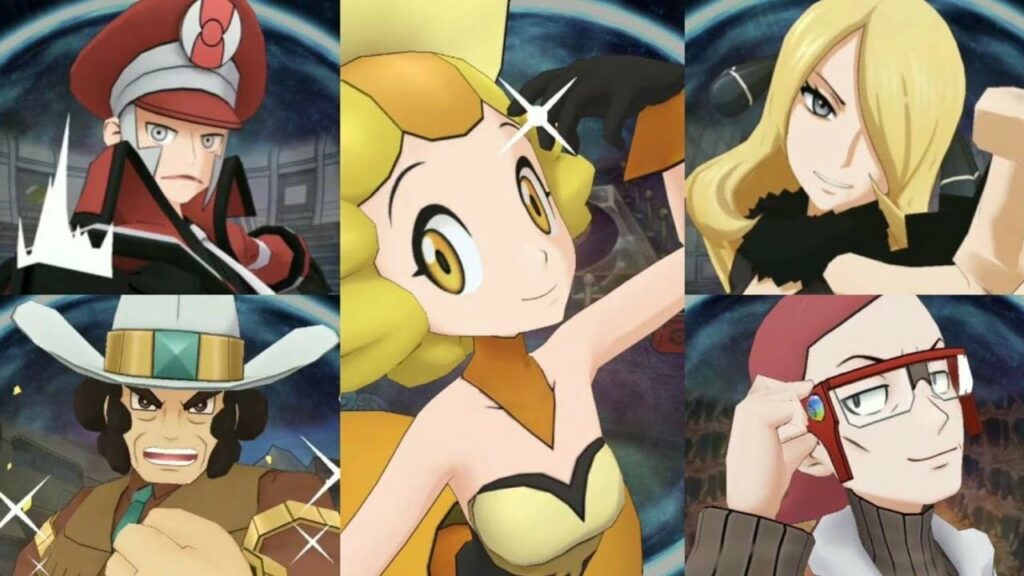 Landing and flying with Nita (Unova Champion Stadium, Legendary Arenas) [Pokemon Masters EX]