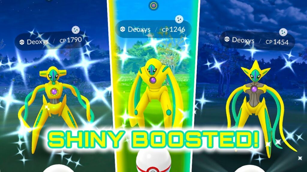 *NEW* DEOXYS RAID DAY EVENT IN POKEMON GO! Shiny BOOSTED Deoxys Raids / All Forms Featured
