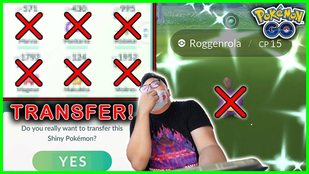 I Transfer a Shiny Every Time Roggenrola Isn’t Purple! - Pokemon GO