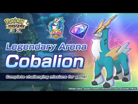 Pokemon Masters EX Legendary Arena Cobalion All Objectives Completed (Season 41)