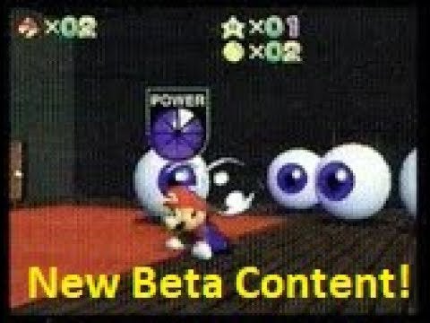 Mario 64: Analyzing new beta content