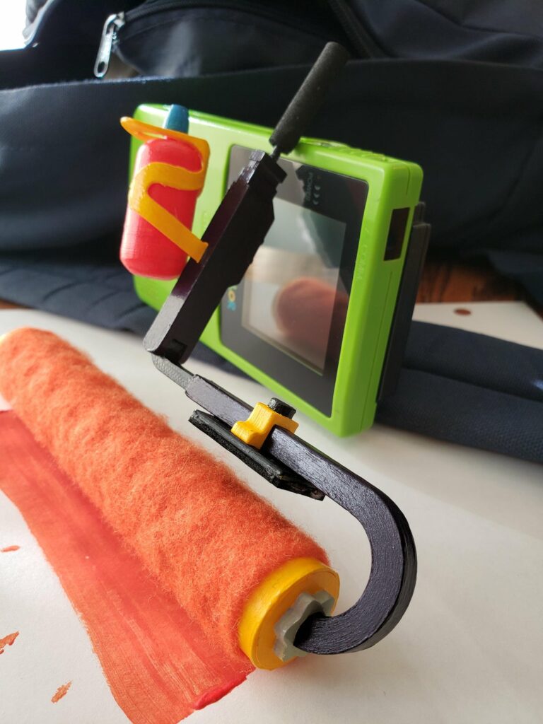Channeled my excitement for Splatoon 3 into a 3D printable splat roller