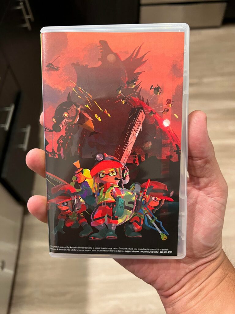 Splatoon 3 reverse cover looks awesome.