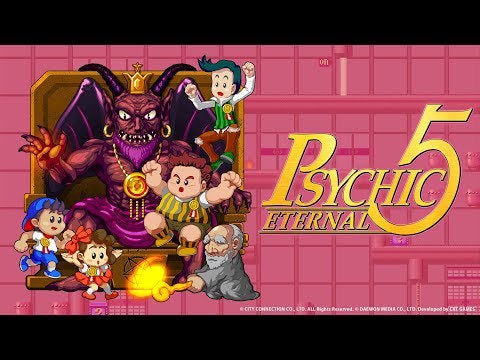 1987 arcade game remake Psychic 5 Eternal announced for Switch