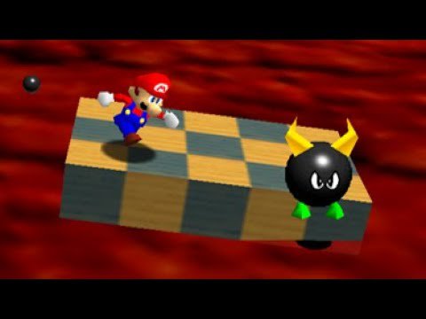 Another A-press saved in SM64 120 ABC! (LLL Elevator Tour in the Volcano 0xA)