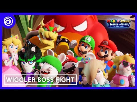 Mario + Rabbids Sparks of Hope: Wiggler Boss Fight Gameplay Preview