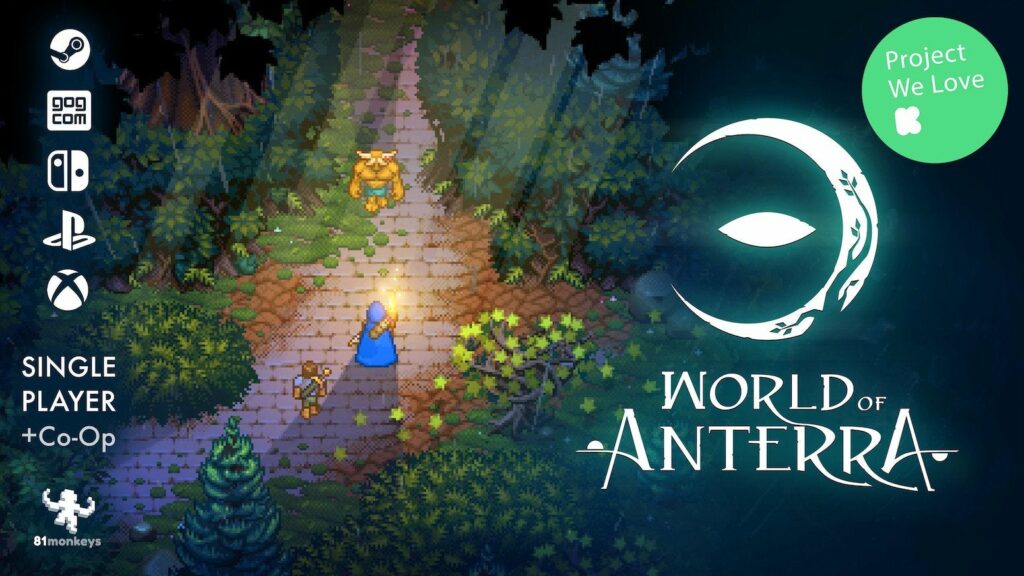 World of Anterra, a Skyrim pixel RPG game, is coming to Nintendo Switch.
