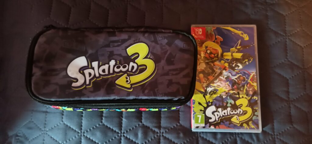 In Poland, we got a pencilcase with Splatoon 3