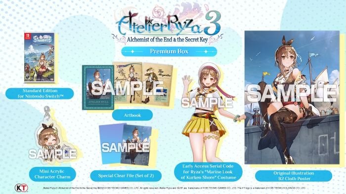 Atelier Ryza 3: Alchemist of the End & the Secret Key -Premium Box available for pre-order