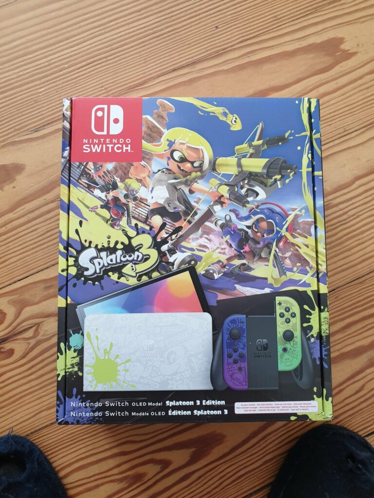 Splatoon 3 Oled arrived early