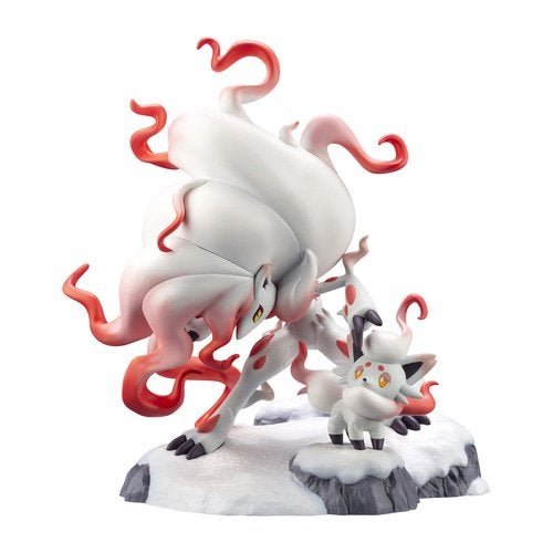 Pokémon Legends: Arceus - Hisuian Zoroark & Zoroa Figure Revealed