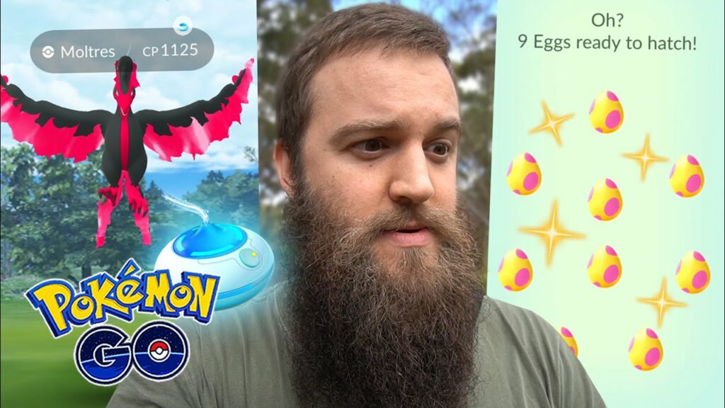 Shiny Hat Egg Hatch + Daily Incense Galarian Moltres - Fashion Week (Pokemon GO)