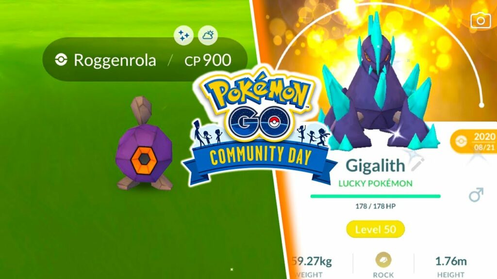 *NEW* ROGGENROLA COMMUNITY DAY EVENT IN POKEMON GO! Shiny BOOSTED Roggenrola Spawns!