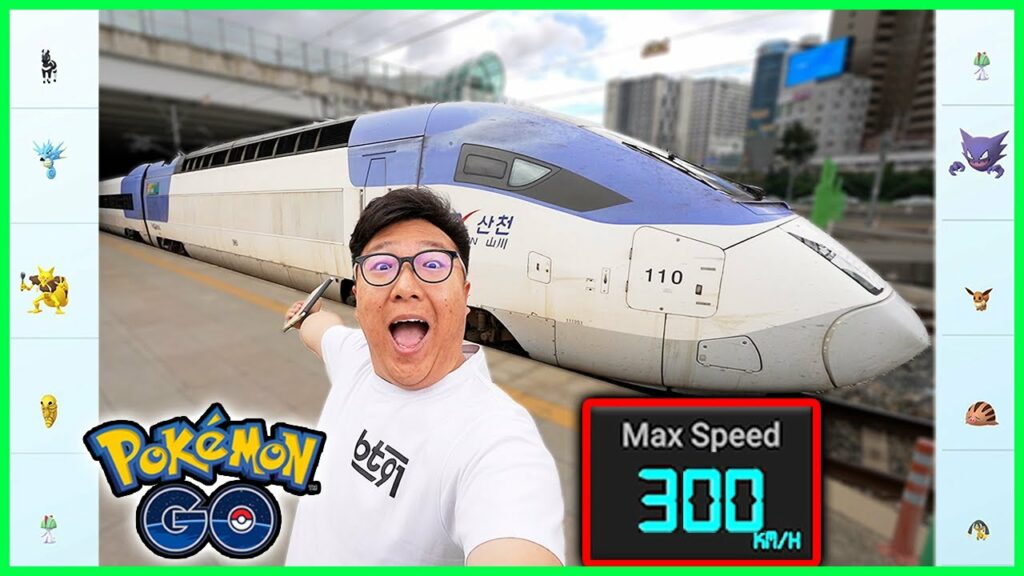 What Happens When We Play Pokemon GO on a Bullet Train Going at 300KM/Hour?
