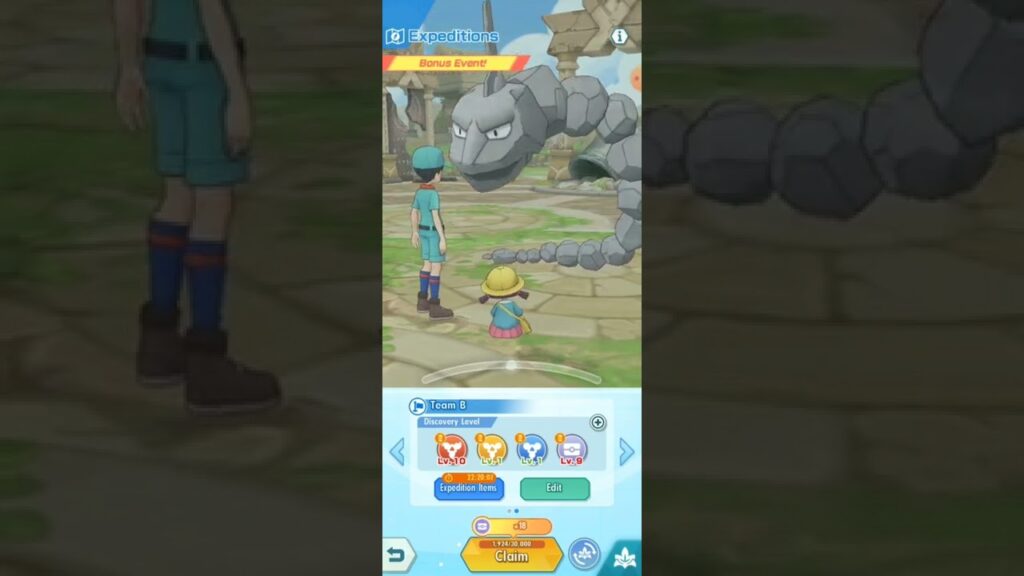 pokemon masters ex - Onix and Brock - bonus event