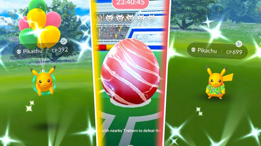 BATTLING THE FIRST EVER ELITE RAID IN POKEMON GO! New Shiny Costumed Pikachu Event!