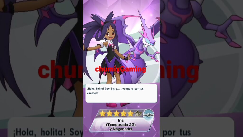 Iris y Naganadel Pokemon Masters EX