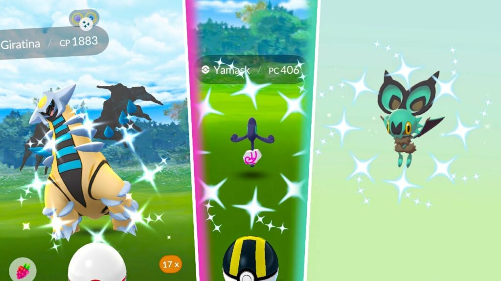 *NEW* HALLOWEEN EVENT IN POKEMON GO! Shiny Galar Yamask Hunting / Shiny Giratina Raids!