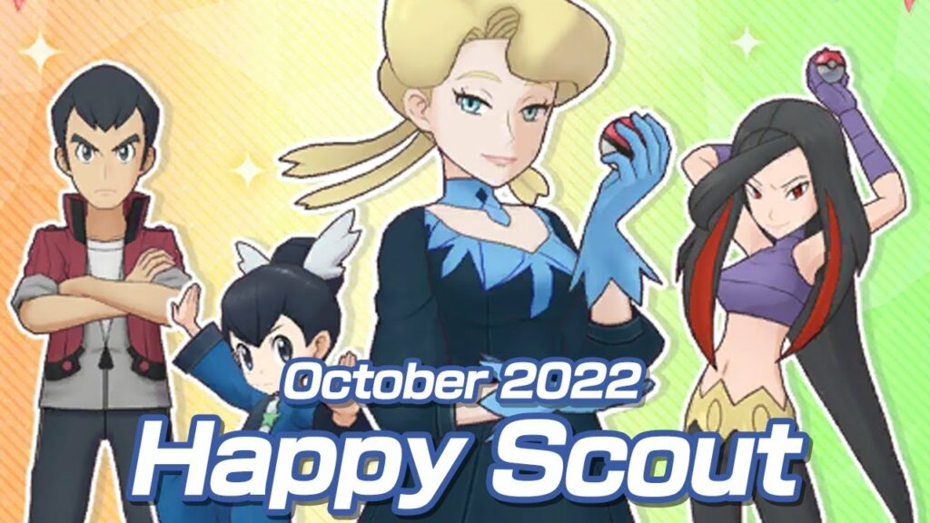 [Pokemon Masters EX] HAPPY SCOUT (October 2022) | Pokemon Masters Day 25 Gems + 100 Paid Gems Multi