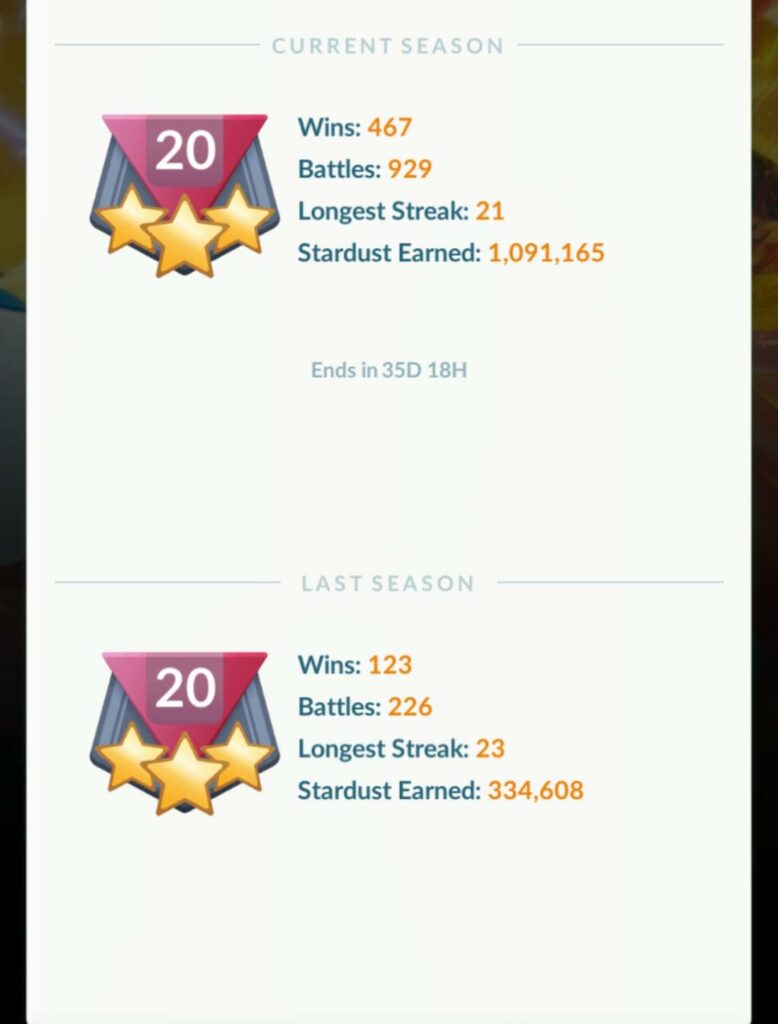 I'm trash at PvP but when I saw how much stardust I got last season