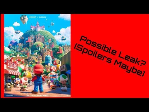 Possible Design Leak For Mario Movie? (Maybe Spoiler)