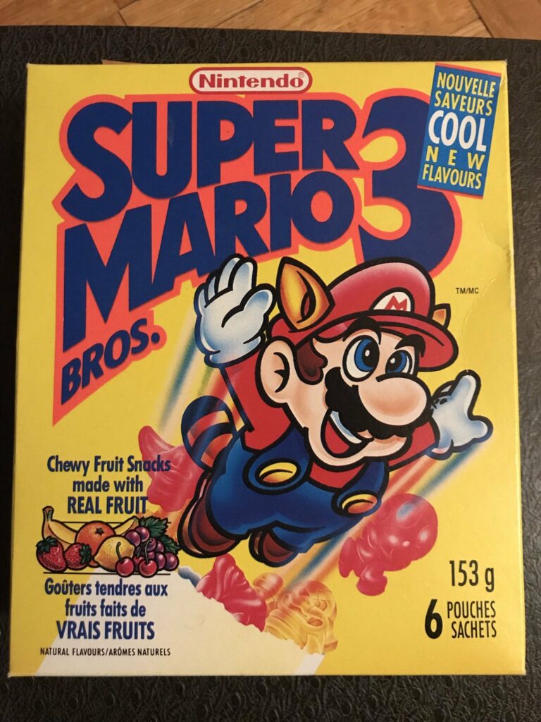 Anybody else remember SUPER MARIO BROS FRUIT SNACKS?